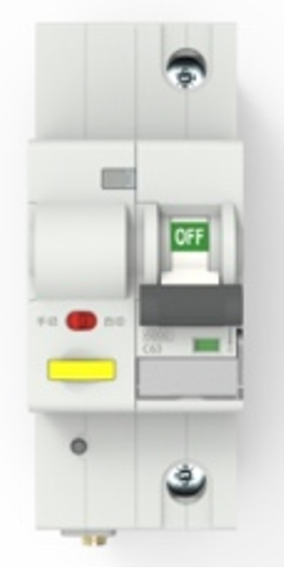 Tuya WiFi 1P Circuit Breaker, Power Metering, 10-63A, 6kA, Remote App Control, Precision Overvoltage/Temp Cutoff, DIN Rail